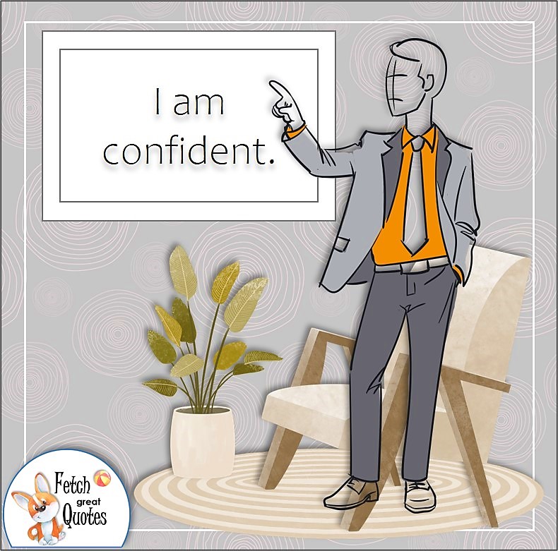 confident man, confident guy, confident business man, self-confidence affirmations, I am confident.